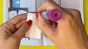 БУМАЖНЫЙ ДОМ ДЛЯ КУКОЛ+СХЕМЫ / СПАЛЬНЯ / ДОМ ТОКА БОКА