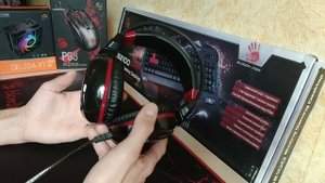 Обзор игровые наушники A4Tech Bloody G300