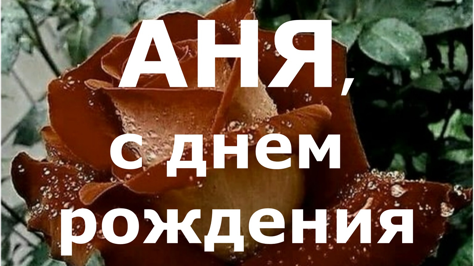 Открытки с днем рождения анечка