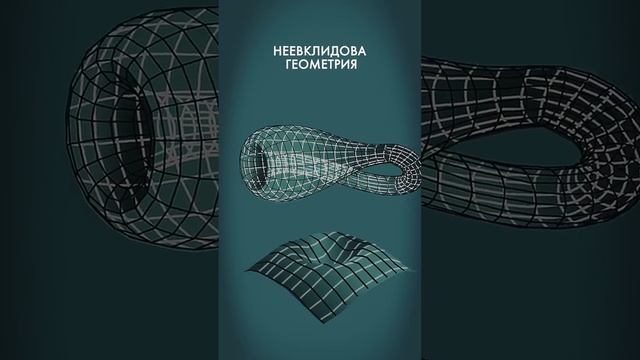 Неевклидова геометрия #shorts #nonEuclideangeometry #lobachevsky