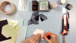 "Витражная" открытка. Мастер-класс I Card tutorial. Natalya Yenn.