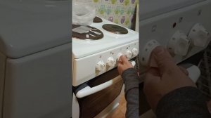 пример поклейки обозначений режимов электрической плиты