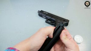 Страйкбольный пистолет KJW KP 18 G18 GBB видео обзор