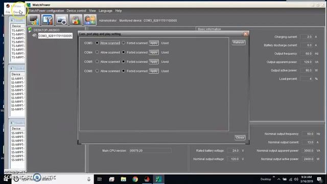 How To Set WatchPower On A Static Coms Port смотреть онлайн