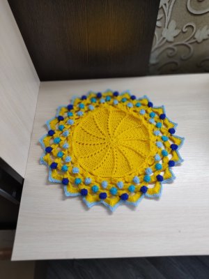 Салфетка Фаина!крючком.