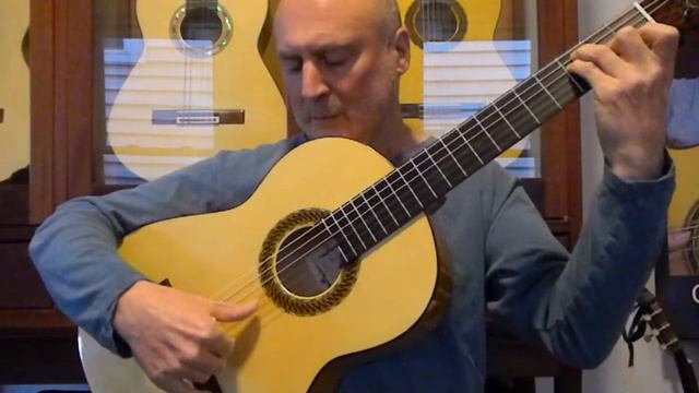 Short clip of new Basic Model Flamenca Blanca guitar смотреть онлайн