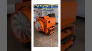 china's best CF mower with sprayer, manufacturer