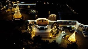 Новогодняя подсветка загородного дома✅?