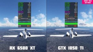 RX 6500 XT vs GTX 1050 Ti - 8 Games Test
