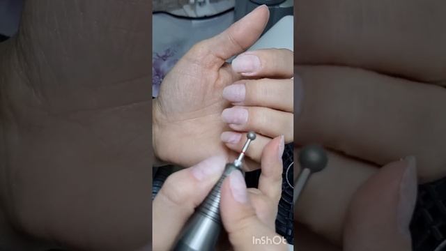 Укрепление ногтей базой TINT. Аппаратный маникюр. смотреть онлайн