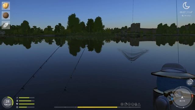 Русская рыбалка 4 - река Волхов - Лещ на дальнем берегу смотреть онлайн