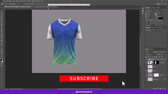 (Free) V neck Jersey Mockup Template смотреть онлайн