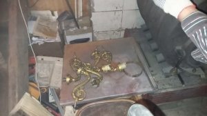 Реставрация люстры сталинский ампир.