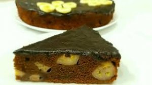 Шоколадный Пирог с бананом. Все смешал и в духовку! Даже миксер не нужен!