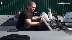 Еще один Шедевр? RIB Навигатор 450R и HONDA BF20 SRTU после доработок в сервисе Прокатись.ру