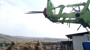 размотчик рулонов в работе