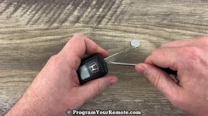 2017 - 2020 Honda CR-V Remote Fob Key Battery Change - How To Remove Replace CRV Key Batteries