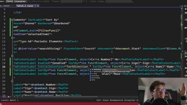 How To Use MudBlazor Tables (Pagination, Sorting, Filtering, Server Side Data)