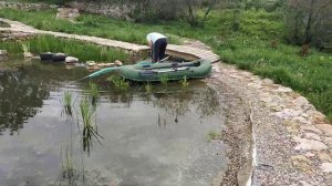 Пруд на склоне. Укладка трубы для ручья, ч.2.