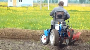 Минитрактор из мотоблока Нева МБ2