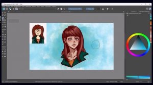 Daria. Speedpaint. Krita.