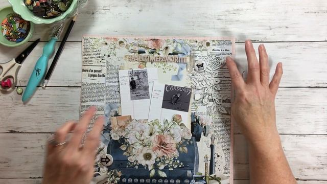 Scrapbook Layout Process // Mintay Papers смотреть онлайн