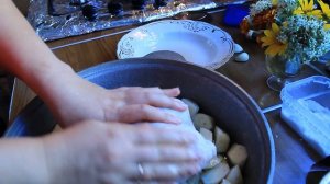 Картошка с куриной грудкой в духовке.Самое простое для новичков.