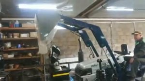 Минитрактор Скаут 220В с погрузчиком