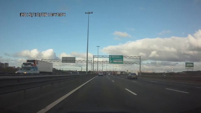 Автодорога А 118 Санкт-Петербург КАД. Пулковское Шоссе - Приморское Шоссе (внешнее кольцо) смотреть онлайн