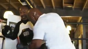 #работа_на_лапах #тайсон Майк Тайсон . работа на лапах