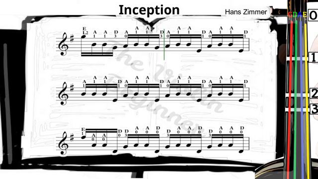 Inception | Hans Zimmer | Violin SHEET MUSIC [With Fingerings] [Level 3] смотреть онлайн