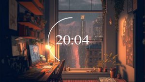 50/10 Pomodoro Timer ★︎ Piano music helps to focus on studying, Work ★︎ Rain Sounds, 3 x 50 min