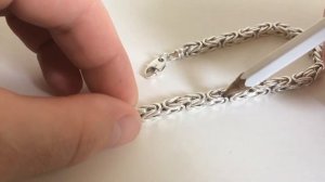 Браслет византийское плетение