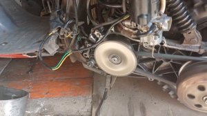 скутер не набирает обороты, на говой ЦПГ от honda ge7-50