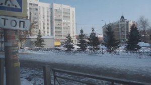 Поездка на автобусе 1 В Казани