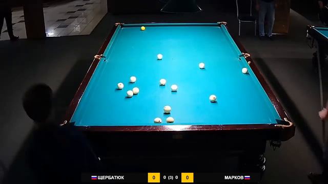 Щербатюк - Марков. Челябинск 2019. Кубок Уральской Лиги Бильярда по пирамиде смотреть онлайн