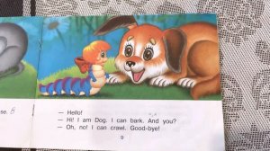 Читаем книгу на английском для детей. Aline-caterpillar and her friends.