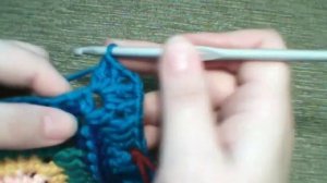 Плед крючком. Описание вязания. Sophie Universe. Часть 13. Ряд 92. Мандала, цветы, мотивы крючком