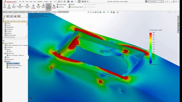 Project GT2 - Lotus Esprit chassis Solidworks Simulation #05 (Mar-22) смотреть онлайн