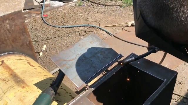 Печь для бани своими руками.Печь из трубы. смотреть онлайн