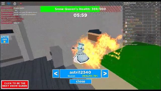 The Snow queen killed us all!!!| Roblox: The Snow Queen смотреть онлайн