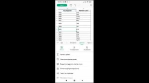 Фильтрация и сортировка данных из таблицы excel на телефоне