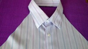 Фартук из мужской рубашки. Экономлю семейный бюджет..