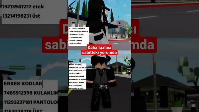 Brookhaven Kıyafet Kodları Emo⭐ #roblox #robloxedit смотреть онлайн
