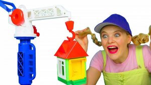 Автошкола для малышей! Задание для подъемного крана. Мультики про машинки для самых маленьких