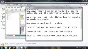 NHL 09 registration code problem {solved}