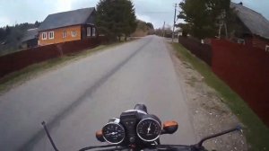 Стант На Мопеде  Альфа (еду на заднем На Альфе) Стант Под Трек