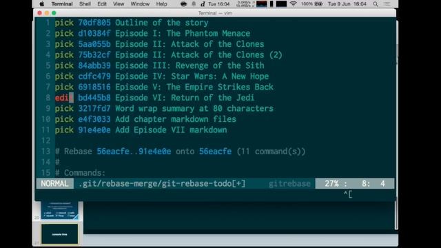 Git Power Routines - Interactive Rebase [4/8] смотреть онлайн
