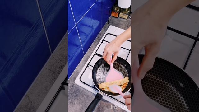 Омлет по-новому, ЯИЧНЫЙ РОЛЛ ПО-КОРЕЙСКИ.