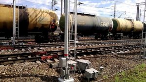 Грузовой поезд с цистернами - 2013